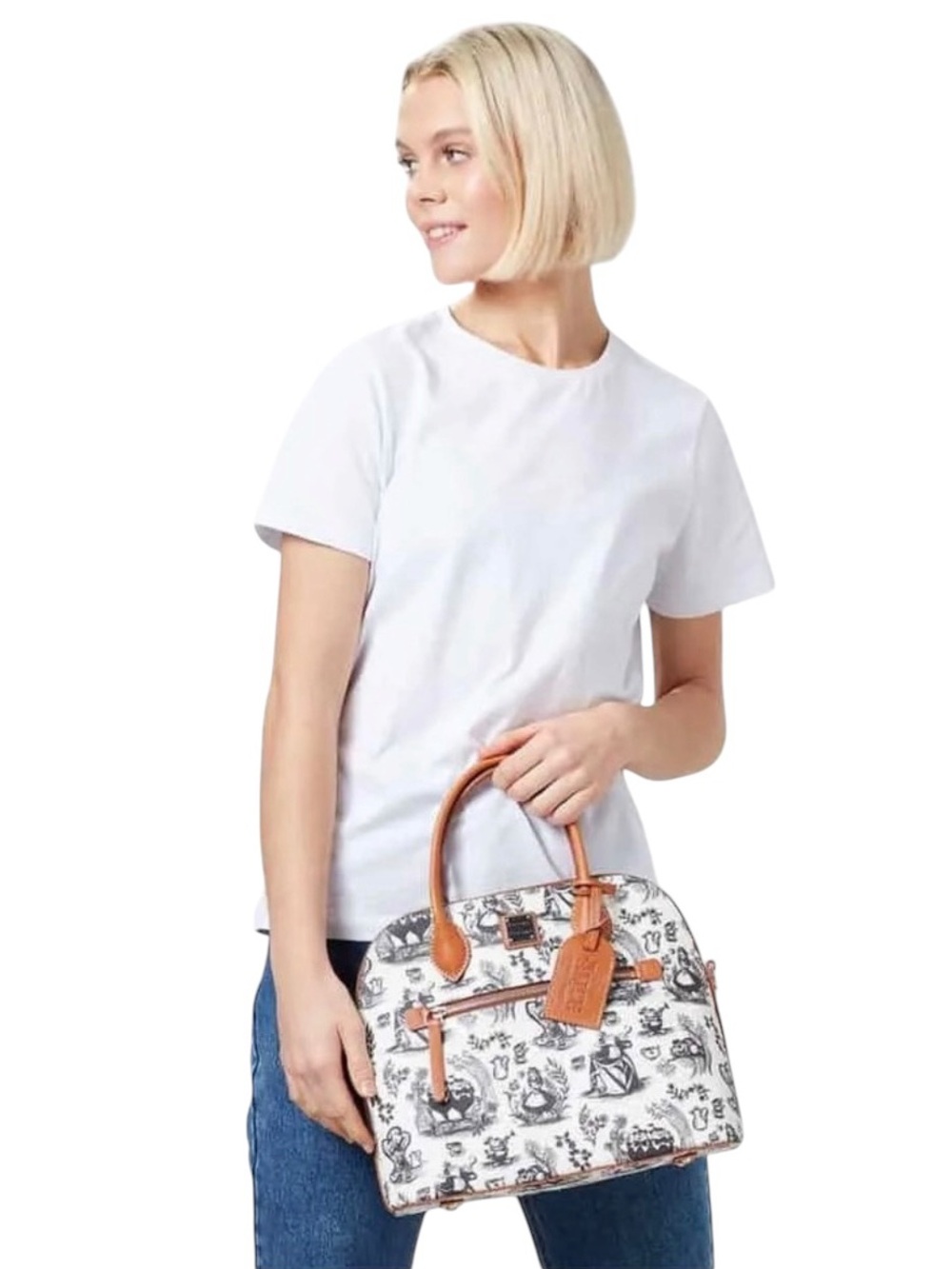 Dooney & Bourke Disney Alice in Wonderland 2022 Satchel NWT - Picture 8 of 11